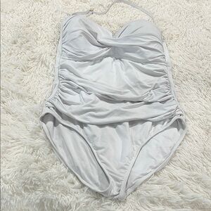 White One Piece Swimsuit